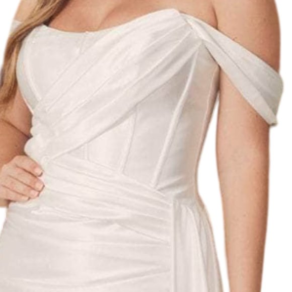 Nox Anabel T737 Wedding Dress White 4 - Picture 2 of 5